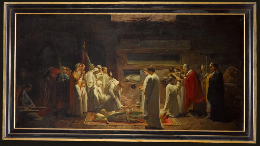 Les Martyrs aux catacombes - Jules-Eugène Lenepveu