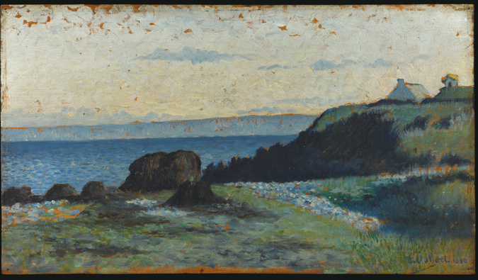 Alphonse Osbert - Diélette (Manche), la côte de Jobourg