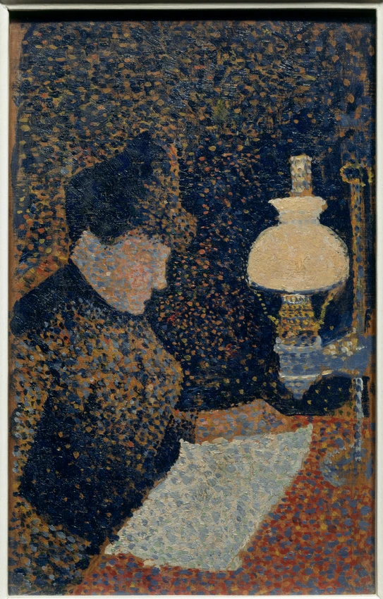 Femme sous la lampe - Paul Signac