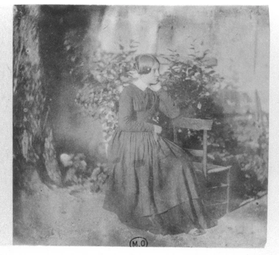 Adolphe Humbert de Molard - Jeune femme assise - Portrait de la fille de l'artis...