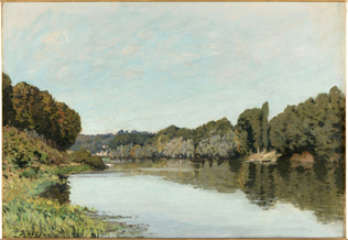 Alfred Sisley - La Seine à Bougival