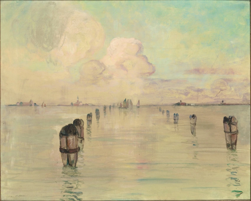 Venise, la lagune - Charles Cottet