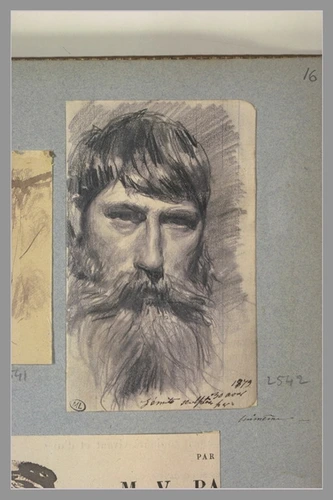 Vincenzo Gemito - Autoportrait offert à Meissonier