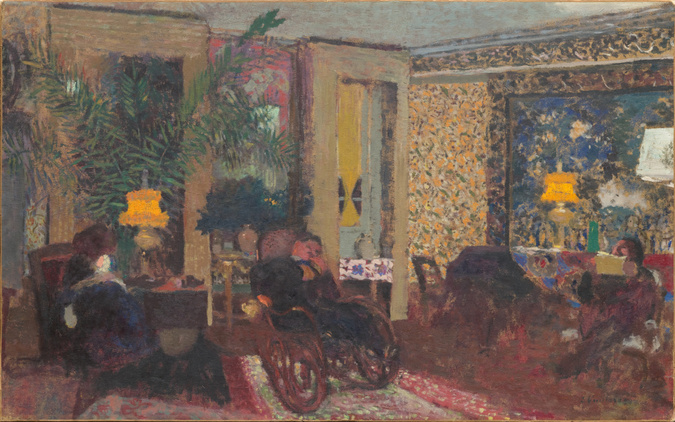 Edouard Vuillard - Le Salon aux trois lampes, rue Saint-Florentin