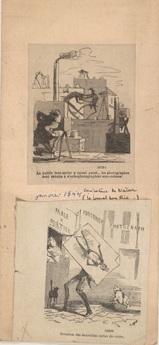 Nadar - Deux caricatures extraites du "Journal pour rire"