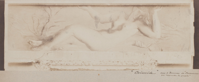 Braun, Clément & Cie - Fragment du décor de Chassériau pour le bâtiment de la Co...