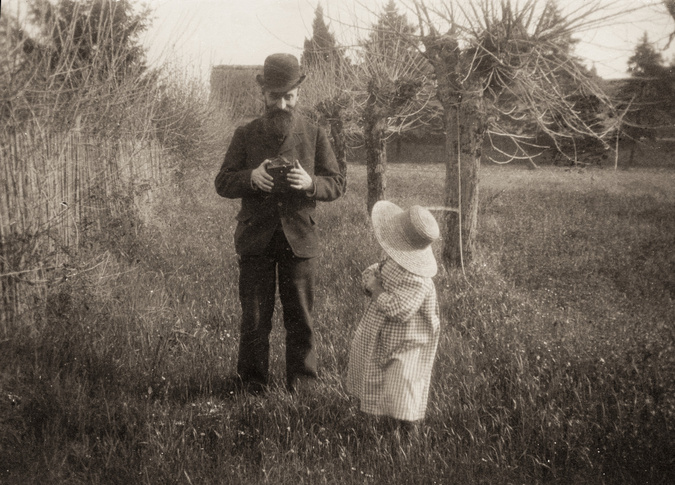 Pierre Bonnard - Vuillard tenant son appareil Kodak au côté de Renée