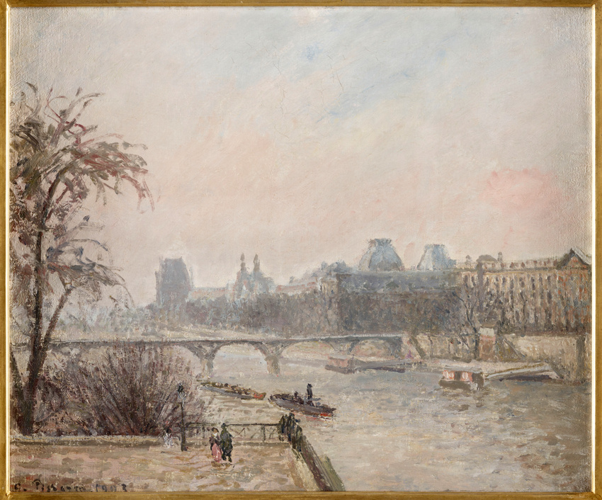 La Seine et le Louvre - Camille Pissarro | Musée d'Orsay