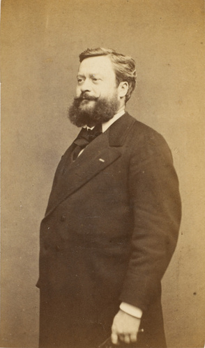 Etienne Carjat - Edmond About né Dieuze, Meurthe, en 1828, mort en 1885, romanci...