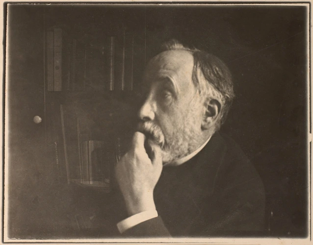 Edgar Degas - Autoportrait de l'artiste dans sa bibliothèque