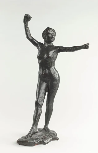 Edgar Degas - Préparation à la danse, pied droit en avant