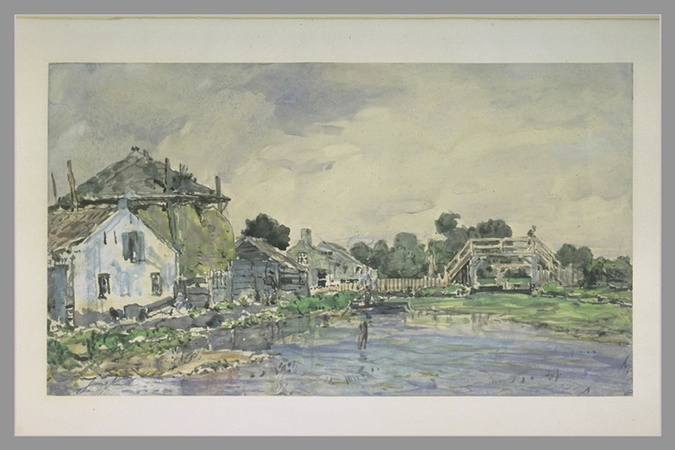 Johan Barthold Jongkind - La mare du village