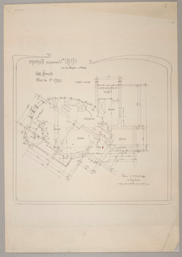 Hector Guimard - Sèvres, 46 rue des Binelles, Castel Henriette, propriété de Mme...