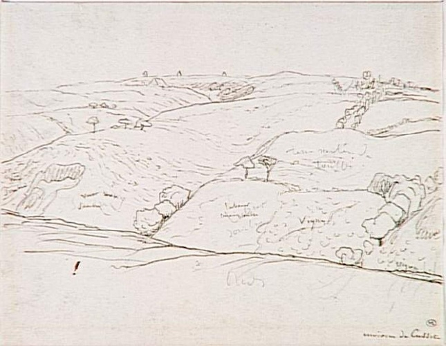 Jean-François Millet - Environs de Cusset