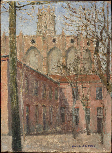 Paul Jamot - L'église des Jacobins de Toulouse au printemps
