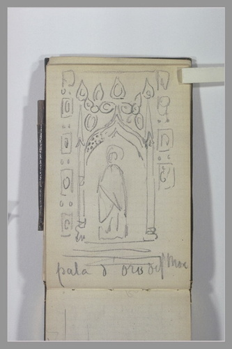 Adolphe Yvon - Un détail de la Pala d'Oro de la basilique Saint-Marc
