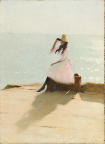 Philip Steer - Jeune femme sur la plage