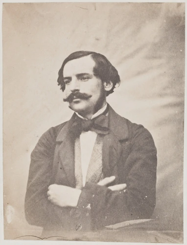 Auguste Vacquerie - François-Victor Hugo, les bras croisés