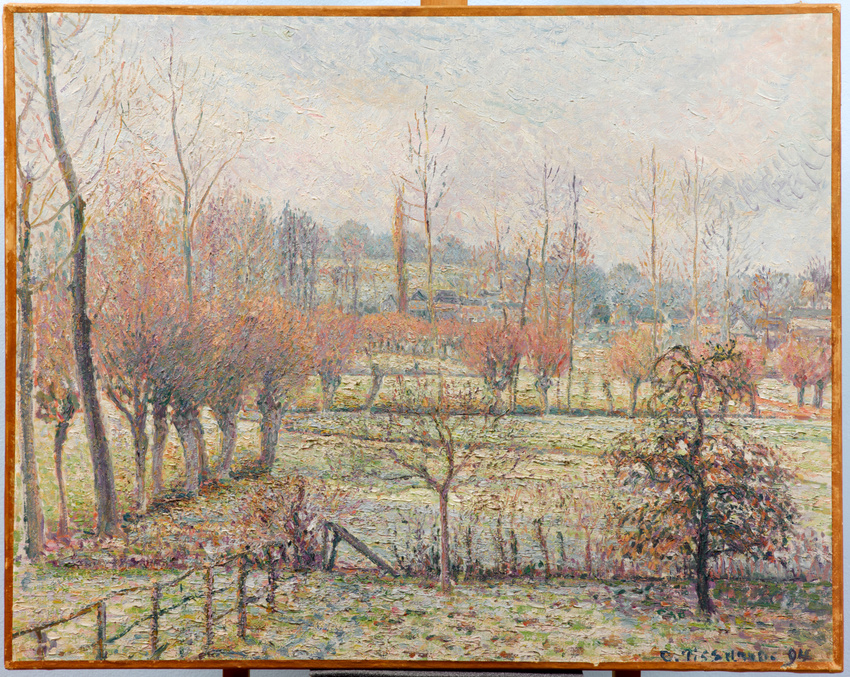 Camille Pissarro - Effet de neige à Eragny