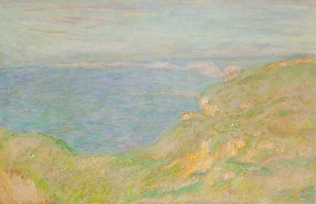 Falaise de Fécamp - Claude Monet