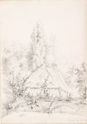 Louis Boitte - Beuzeval, vue de la campagne environnante