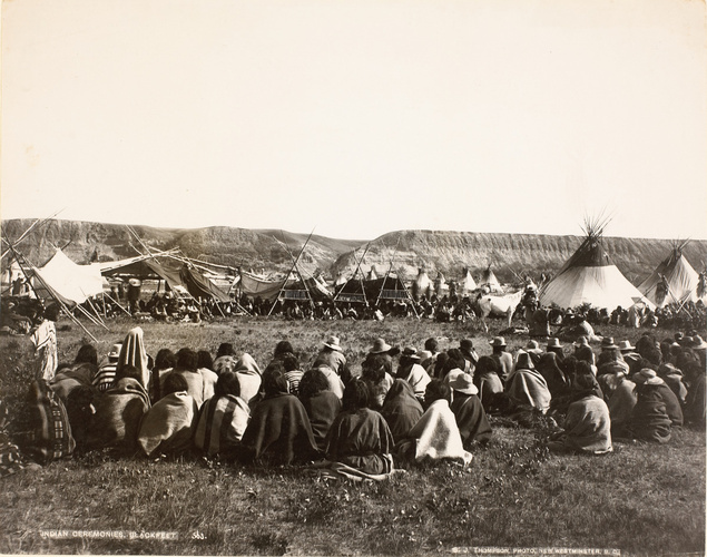 Stephen Joseph Thompson - Indian ceremonies, Blackfeet