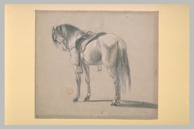Eugène Fromentin - Etude de cheval
