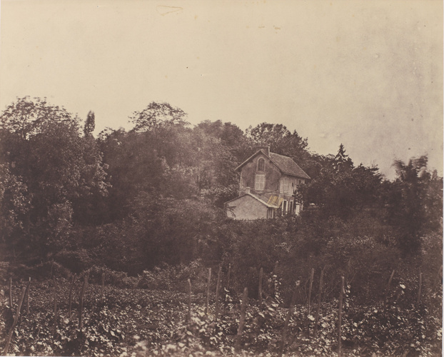 Victor Regnault - Vue de la maison située sur la pente de Sèvres à Bellevue