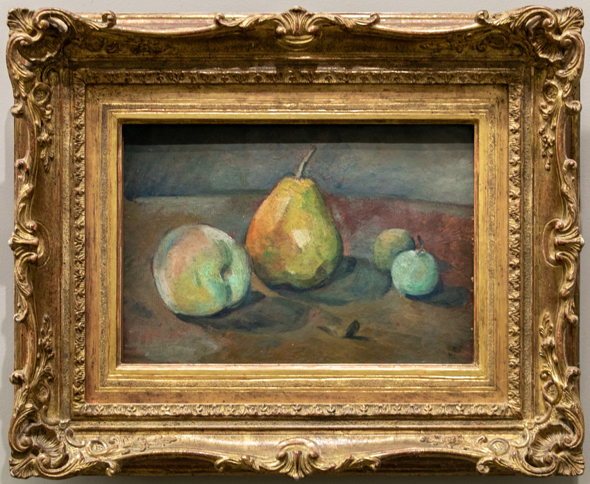 Nature morte, poire et pommes vertes - Paul Cézanne | Musée de l