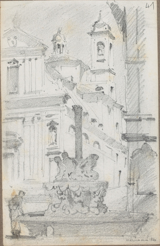 Louis Boitte - Marino, fontaine dite dei Mori