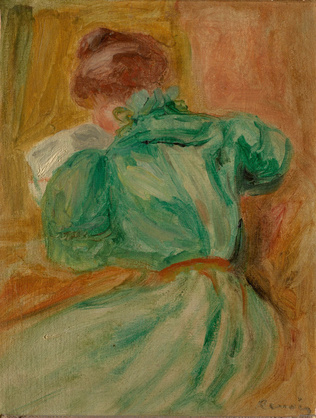 Auguste Renoir - La Liseuse verte