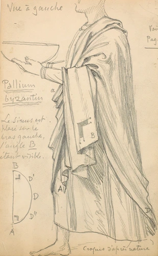 Eugène Grasset - Arrangement de pallium byzantin