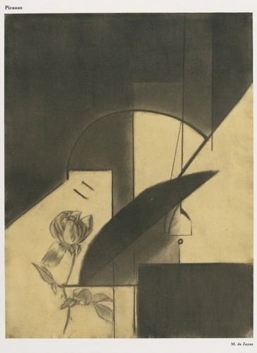 Alfred Stieglitz - "Picasso", dessin de Marius de Zayas