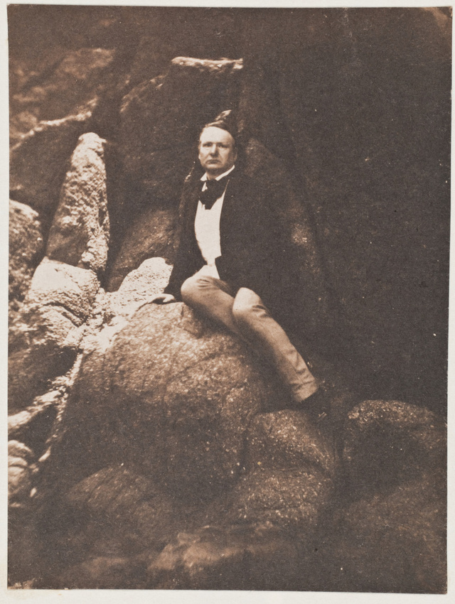 Charles Hugo - Victor Hugo au rocher des Proscrits