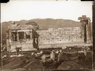 Alfred-Nicolas Normand - Athènes, Tribune de l'Erechtéion