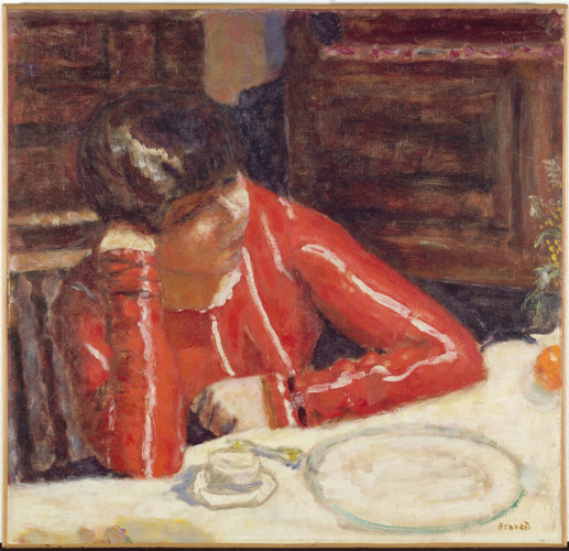 Le Corsage rouge - Pierre Bonnard | Musée d'Orsay