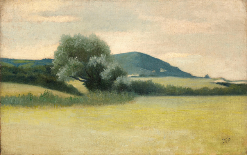 Alphonse Osbert - Dans la prairie le matin