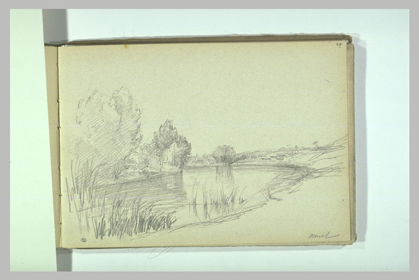 Léonide Bourges - Les bords d'un fleuve
