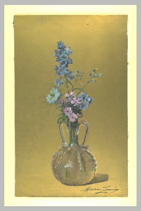 Madeleine Lemaire - Fleurs dans un vase à deux anses