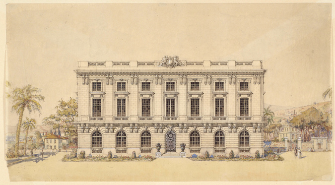 Raoul Brandon - Hôtel de Bialobos Bey à Garden City, Le Caire