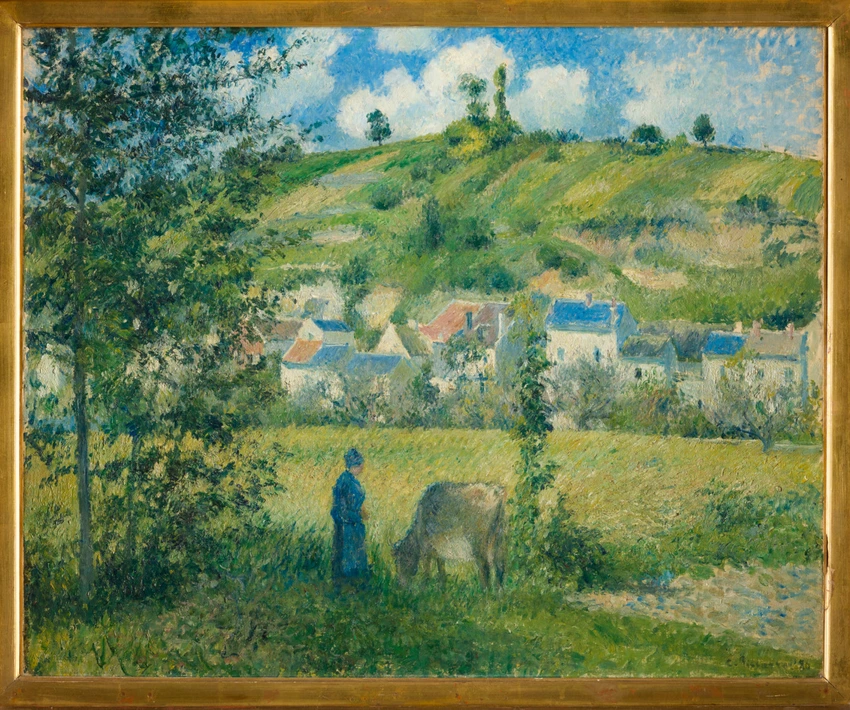 Paysage à Chaponval - Camille Pissarro