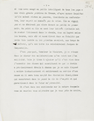 Paul Guillaume - Lettre ouverte à Monsieur le Ministre de l'Education Nationale