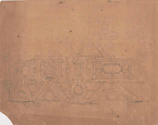 Louis Boitte - Plafond aux armes pontificales