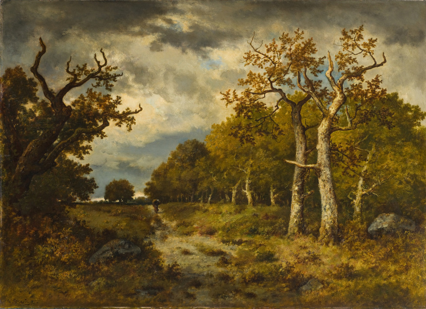 絵画 Sisley,LISIERE DE LA FORET DE Lisière de forêt - Narcisse Diaz de la Pena | Musée d'Orsay