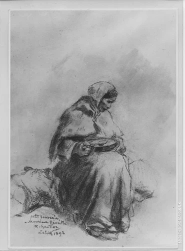 Amand Gautier - Portrait d'une femme de Lisieux