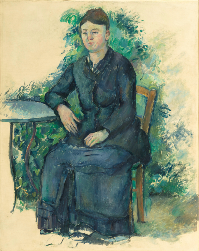 Paul Cézanne - Madame Cézanne au jardin