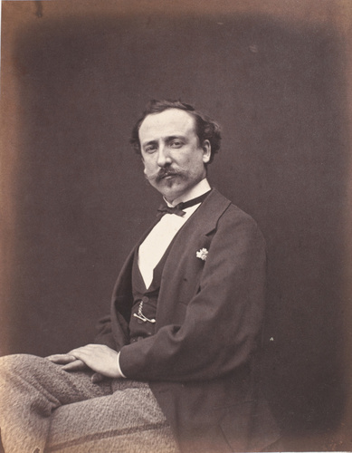 Achille Bonnuit - Homme assis, jambes croisées