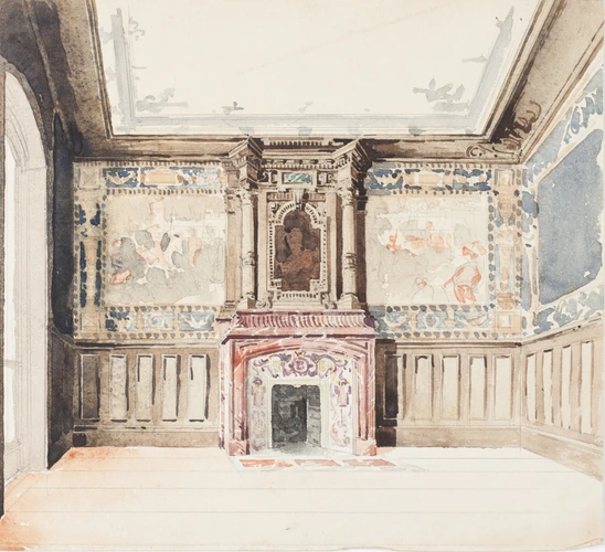 Louis Pille - Projet de décoration intérieure, vue d'ensemble