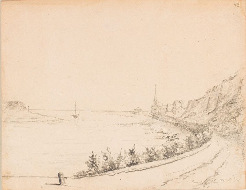 Louis Boitte - Beuzeval, vue de la plage
