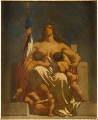Honoré Daumier - La République